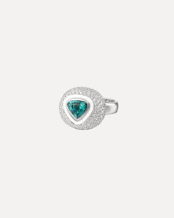 Pariaba Tourmaline Ring Pariaba Tourmaline Ring Melissa Kaye Melissa Kaye  Squash Blossom Vail