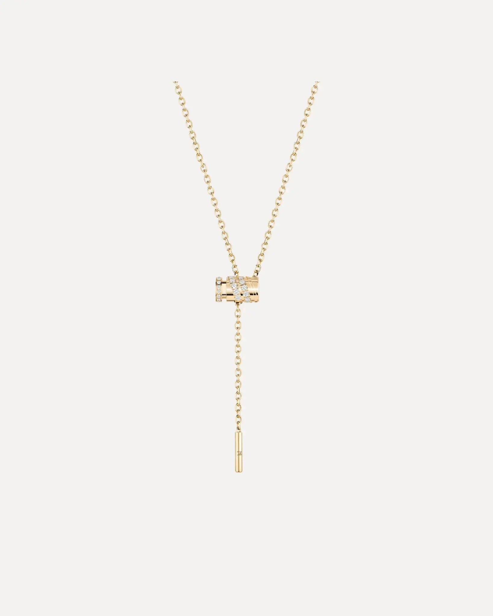 Pave Mini Latch Pendant - Yellow Gold  Pave Mini Latch Pendant - Yellow Gold  Nouvel Heritage Nouvel Heritage Default-Title Squash Blossom Vail