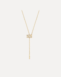 Pave Mini Latch Pendant - Yellow Gold  Pave Mini Latch Pendant - Yellow Gold  Nouvel Heritage Nouvel Heritage Default-Title Squash Blossom Vail