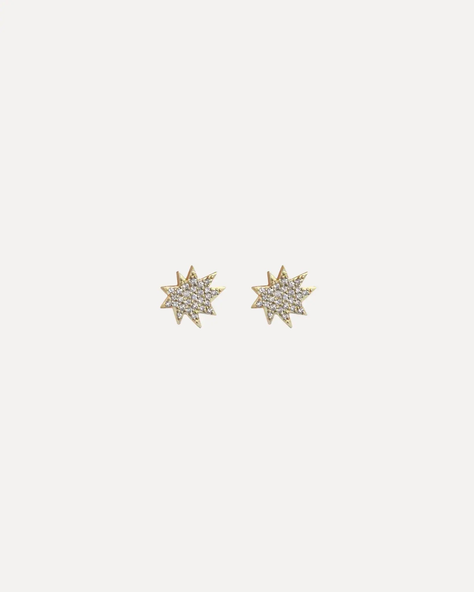 Pave Mini Stella Earring Pave Mini Stella Earring Emily Kuvin Emily Kuvin  Squash Blossom Vail