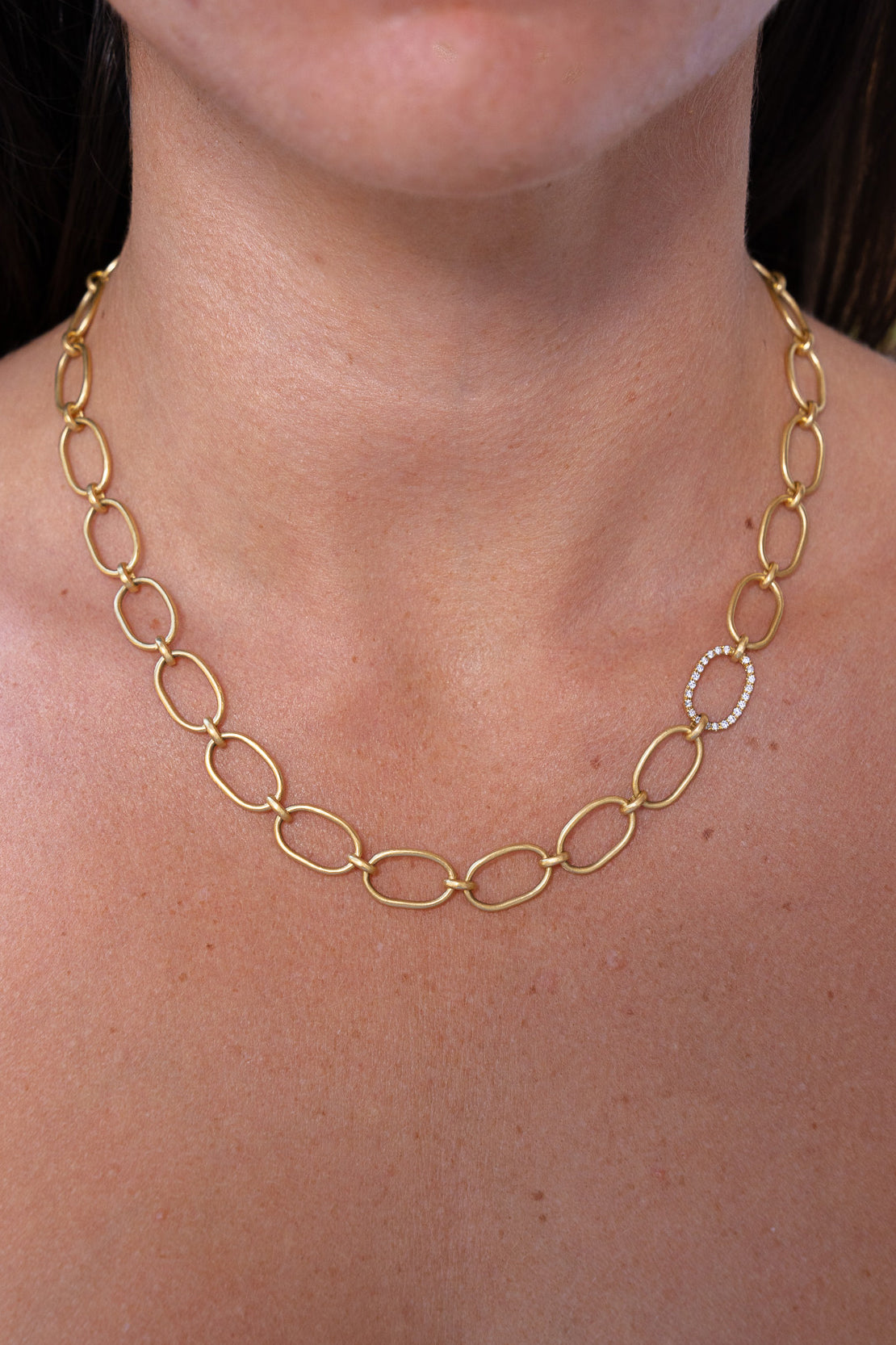 Pave Diamond Link Chain Pave Diamond Link Chain Irene Neuwirth