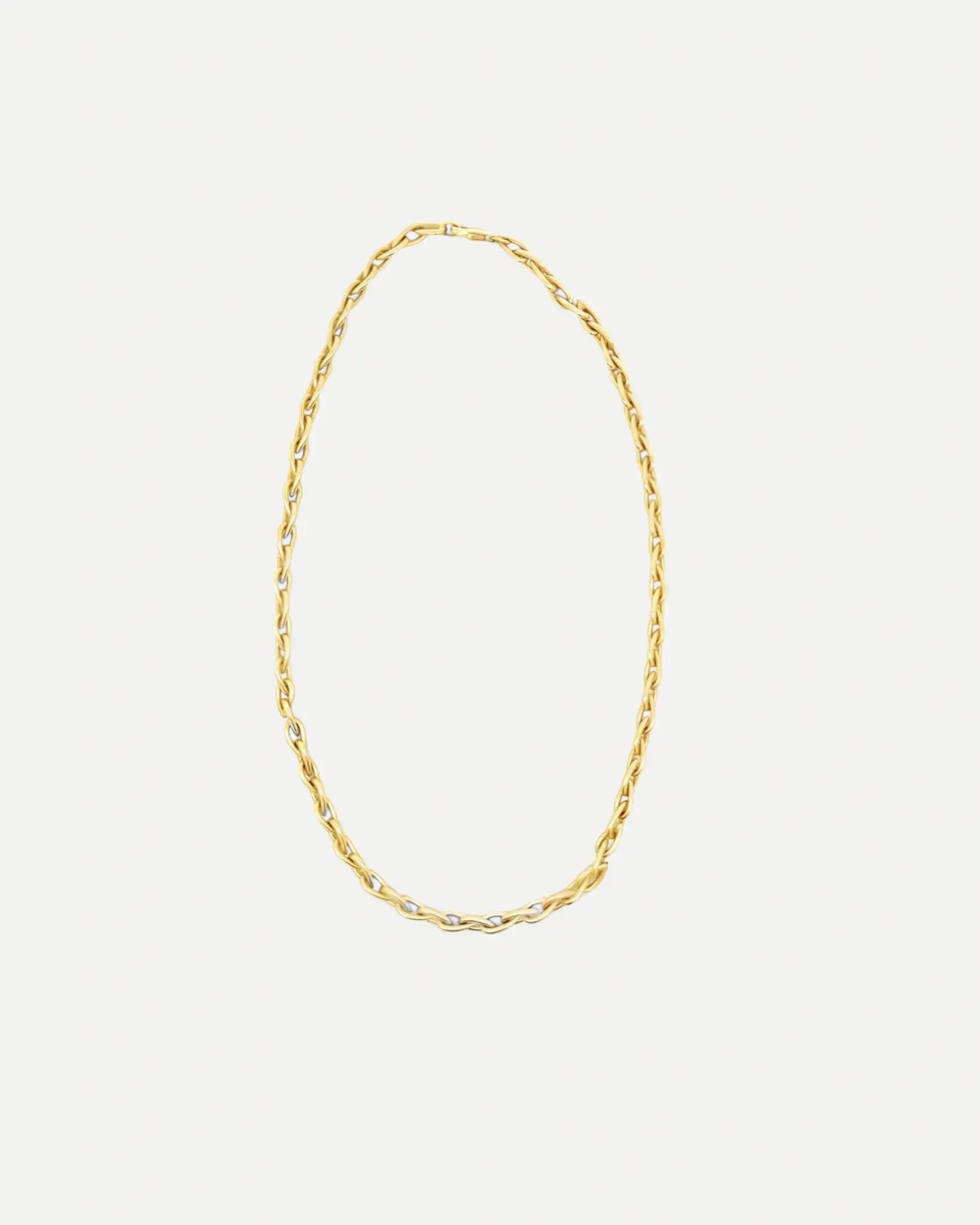 14K Sm. Solid Pear Link Chain 16" 14K Sm. Solid Pear Link Chain 16" Squash Blossom Collection Squash Blossom Collection  Squash Blossom Vail