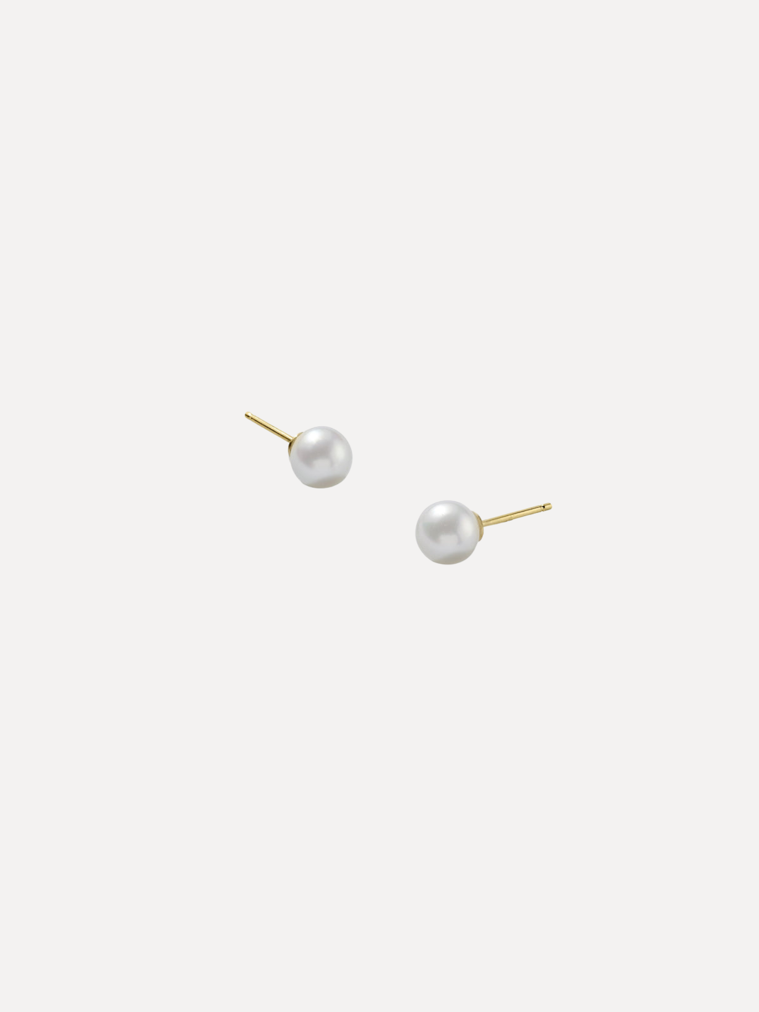 Irene Neuwirth Cultured Akoya pearl stud earrings