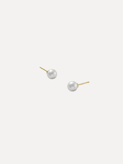Irene Neuwirth Cultured Akoya pearl stud earrings