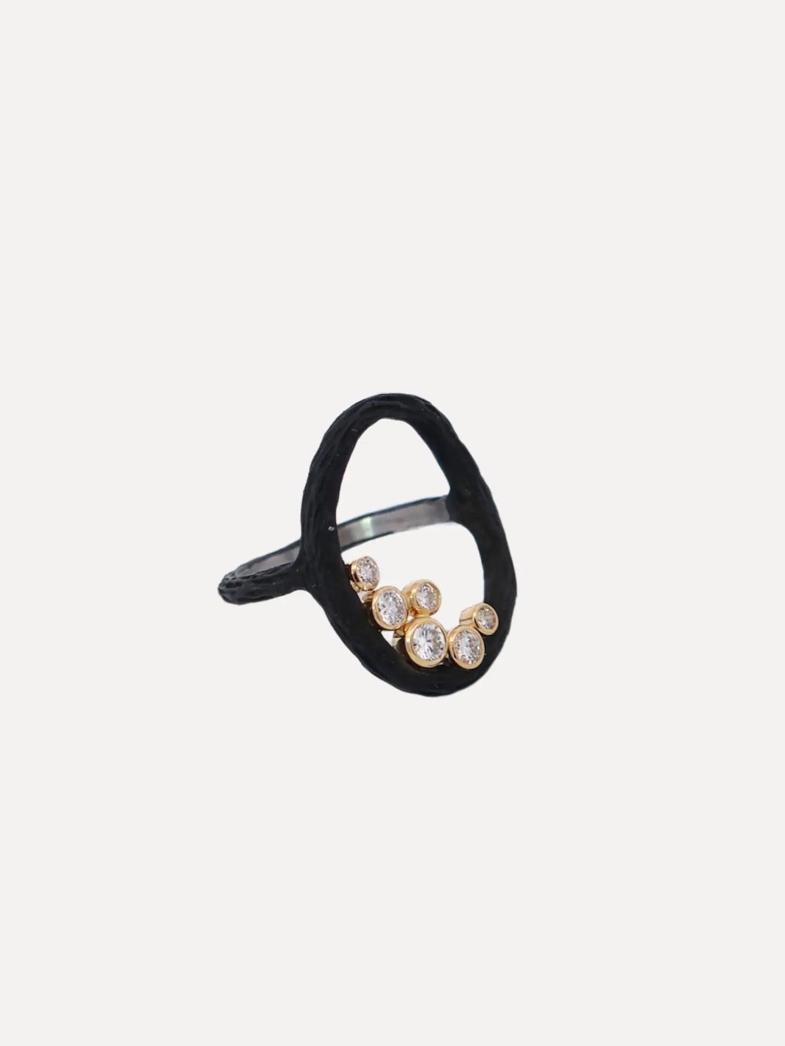 Pebble large Circle Ring Pebble large Circle Ring Sarah Graham Sarah Graham  Squash Blossom Vail