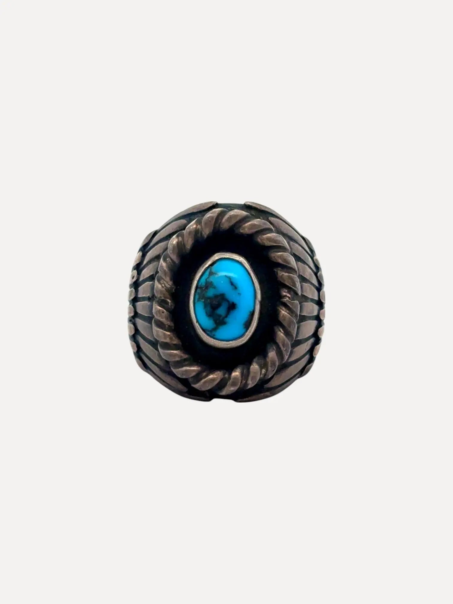 Persian Turquoise Ring Persian Turquoise Ring Native American Collection Native American Collection  Squash Blossom Vail