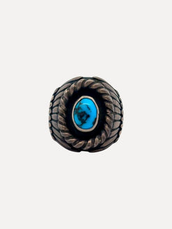 Persian Turquoise Ring Persian Turquoise Ring Native American Collection Native American Collection  Squash Blossom Vail