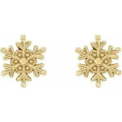 Petite Snowflake Studs - Squash Blossom Vail