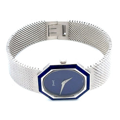 Piaget 'Lapis Lazuli' White Gold Dress Watch Piaget 'Lapis Lazuli' White Gold Dress Watch Vintage at the Squash Blossom Vintage at the Squash Blossom  Squash Blossom Vail