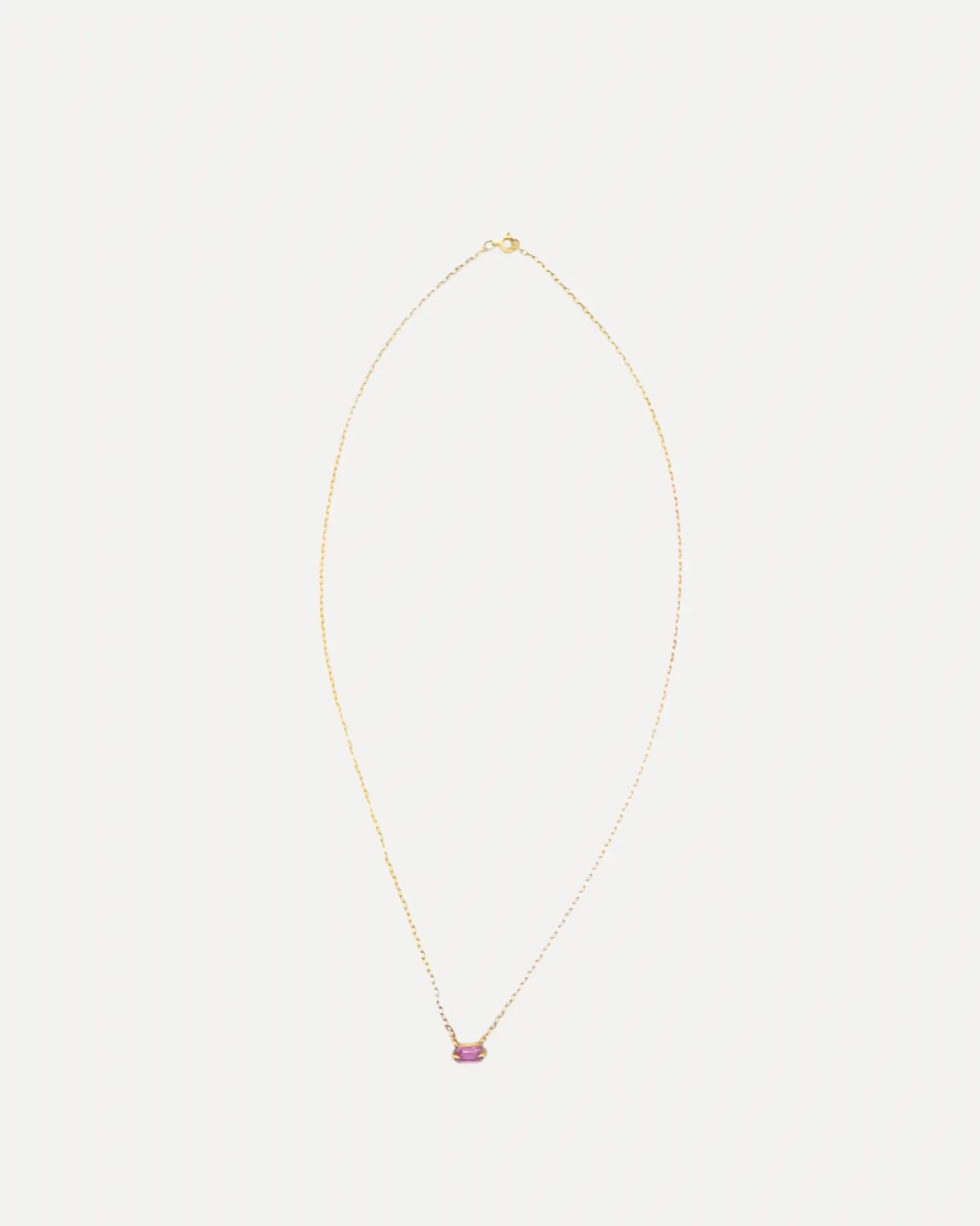 Pink Sapphire Necklace Pink Sapphire Necklace Elizabeth Street Elizabeth Street  Squash Blossom Vail