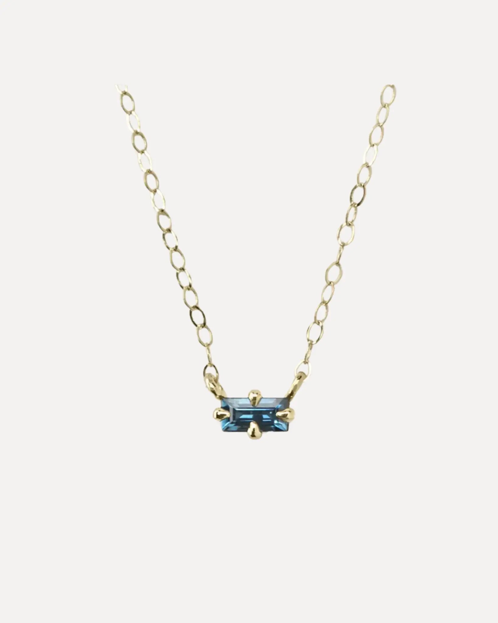 Primary blue sapphire necklace Primary blue sapphire necklace ILA ILA  Squash Blossom Vail