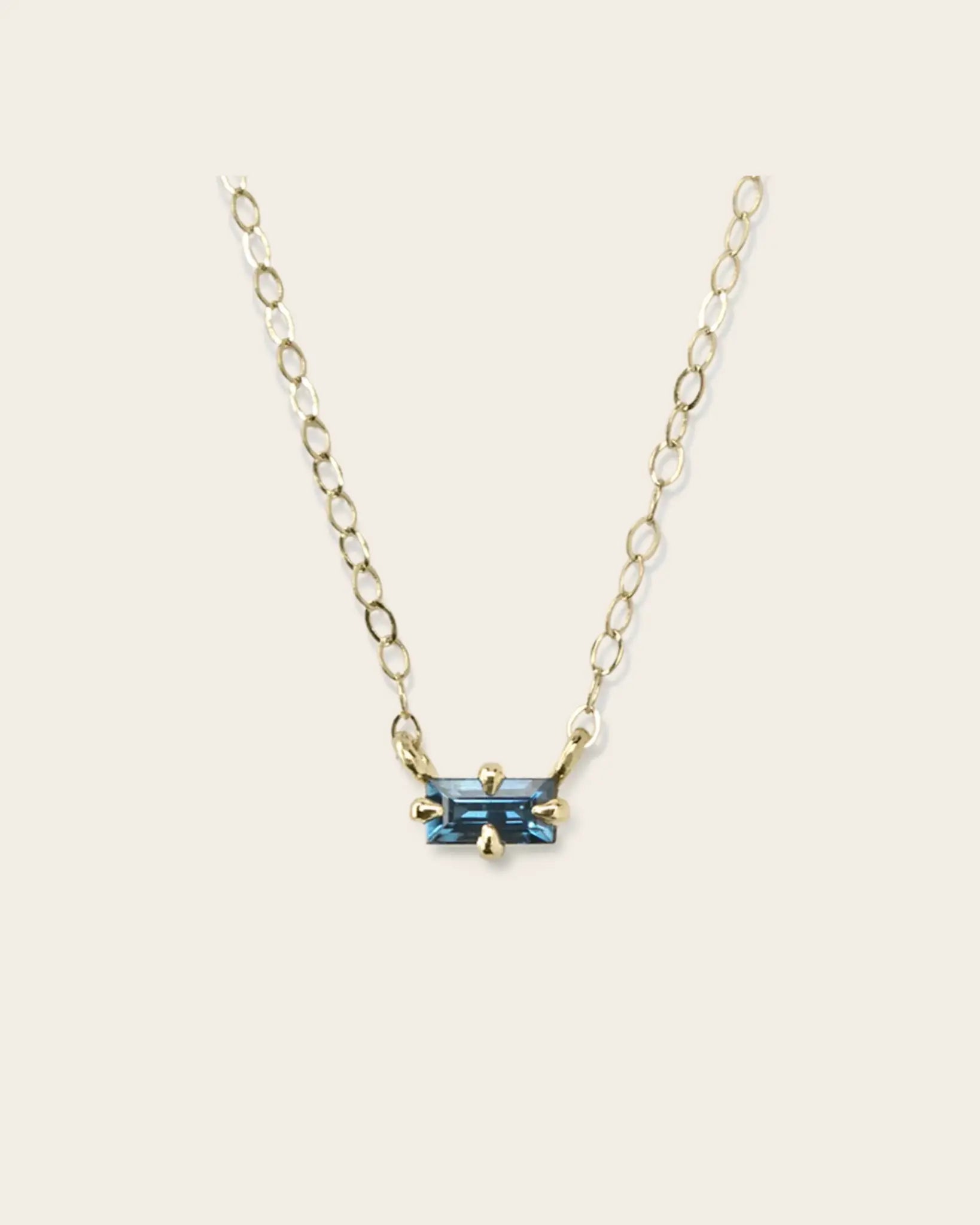 Primary blue sapphire necklace Primary blue sapphire necklace ILA ILA  Squash Blossom Vail