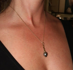 Puffin Tahitian Pearl Pendant Puffin Tahitian Pearl Pendant Alex Sepkus Alex Sepkus  Squash Blossom Vail
