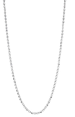 Long 36" Platinum Necklace. Designed by Platinum Born