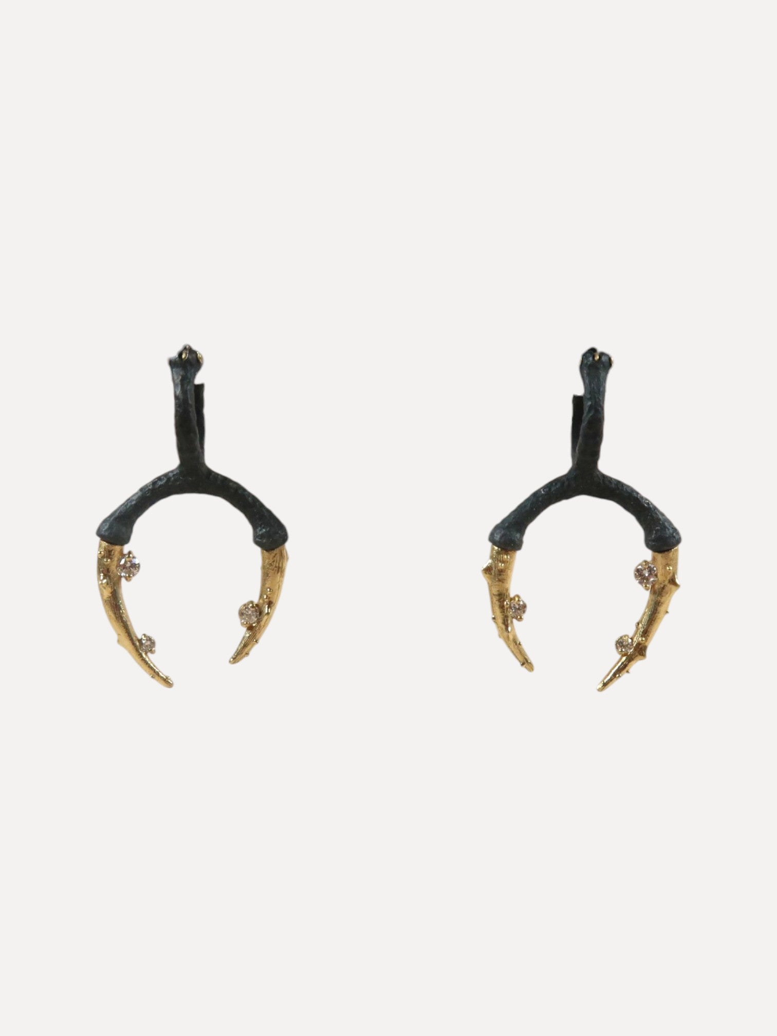 Radiolarian Hoop Earrings