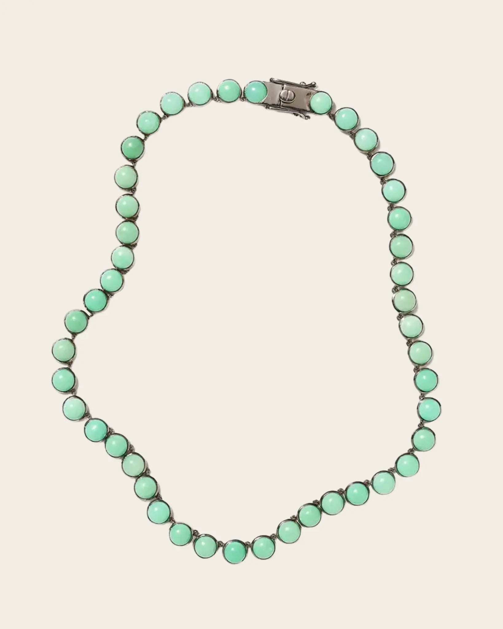 Riviere Dot chrysoprase Necklace Riviere Dot chrysoprase Necklace Nak Armstrong-NAKARD Nak Armstrong-NAKARD  Squash Blossom Vail