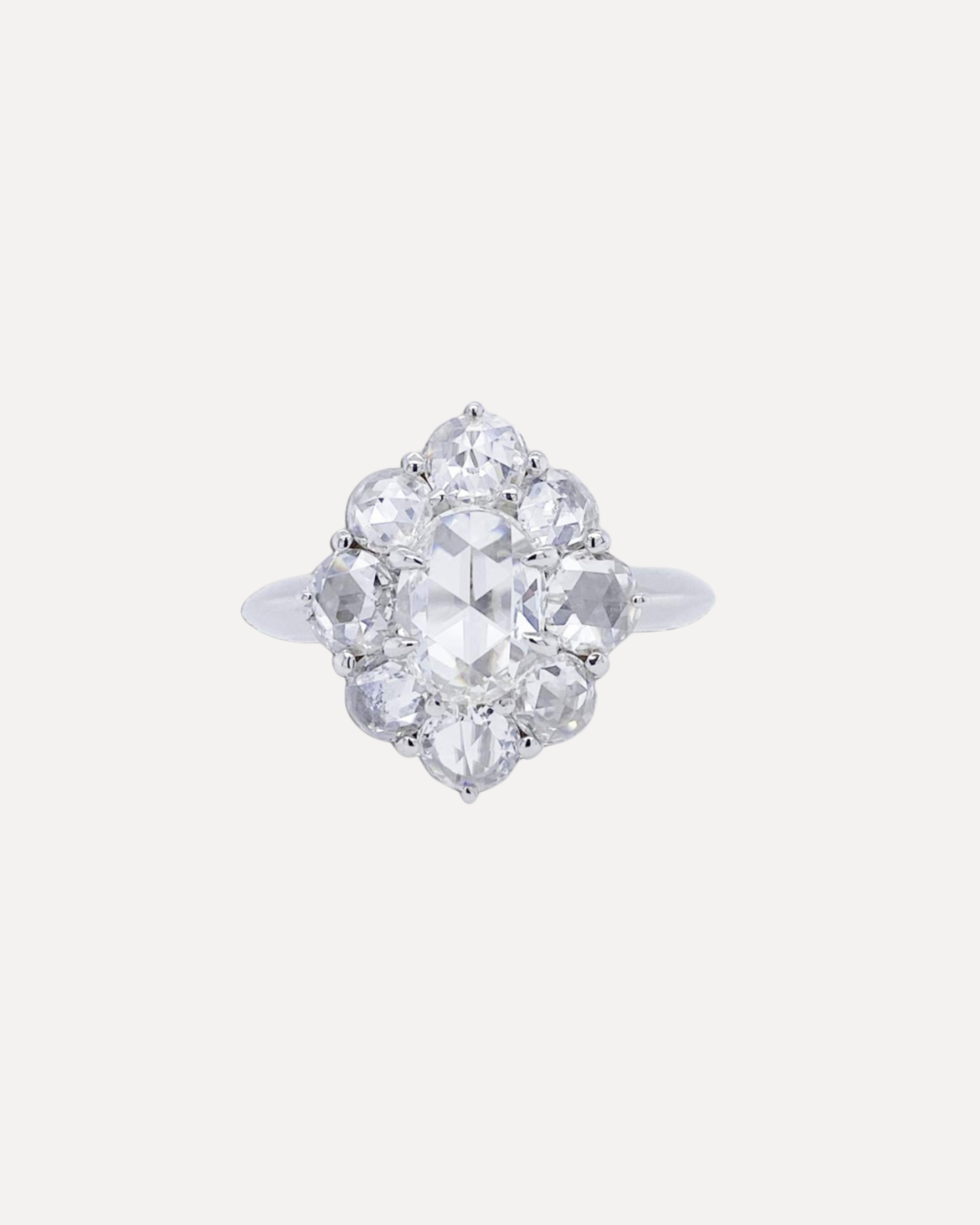 A rose cut diamond ladies ring by Bayco.