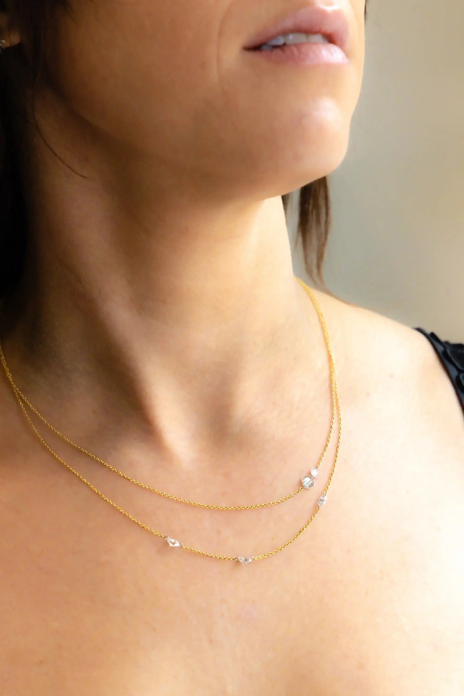 TAP Two Round Diamond Necklace TAP