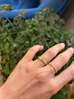 Round Station Moderne Diamond Ring Round Station Moderne Diamond Ring Penny Preville Penny Preville  Squash Blossom Vail
