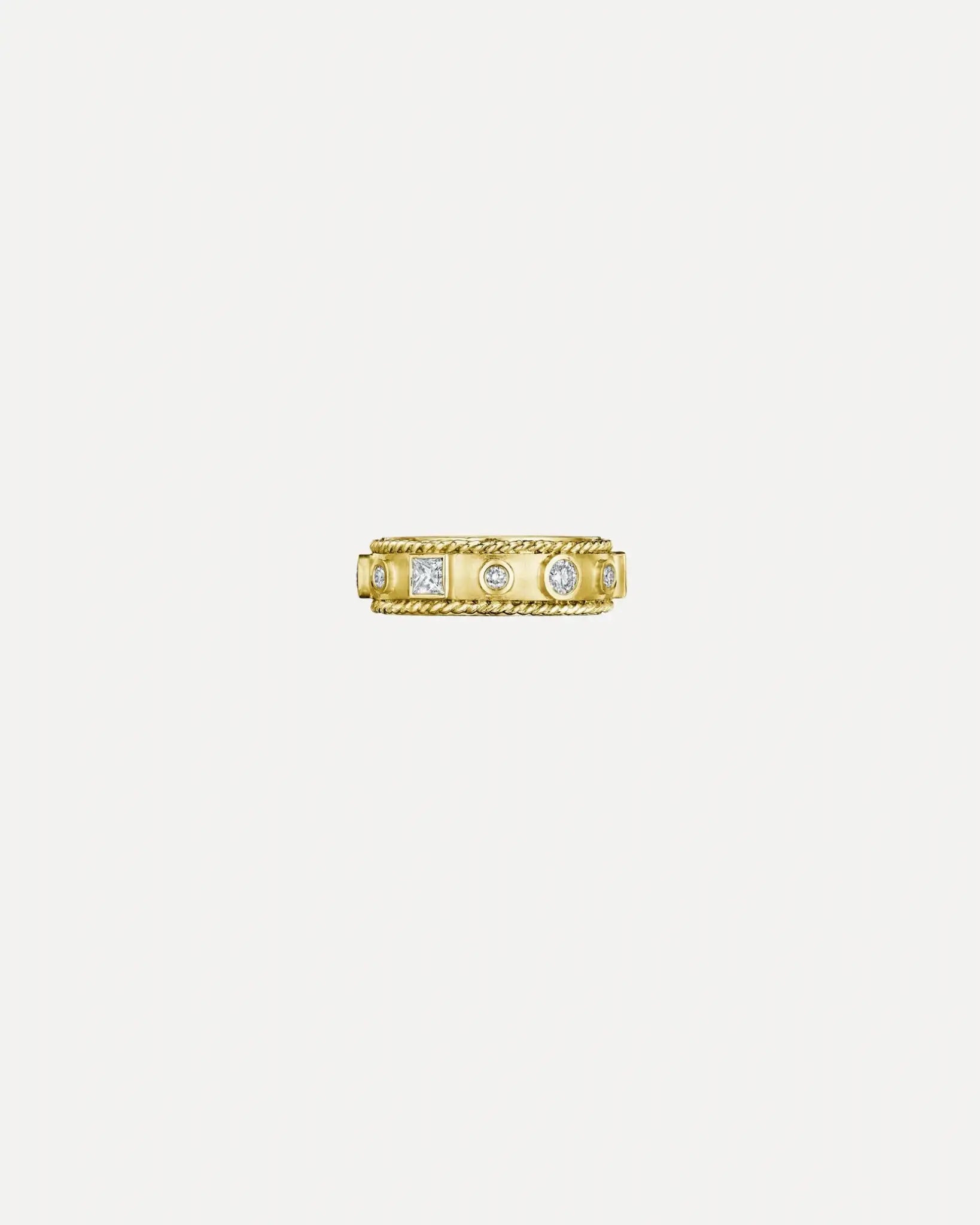 Round and princess cut diamond Round and princess cut diamond Penny Preville Penny Preville  Squash Blossom Vail