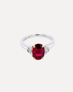 Ruby and Diamond Ring Ruby and Diamond Ring Bayco Bayco  Squash Blossom Vail