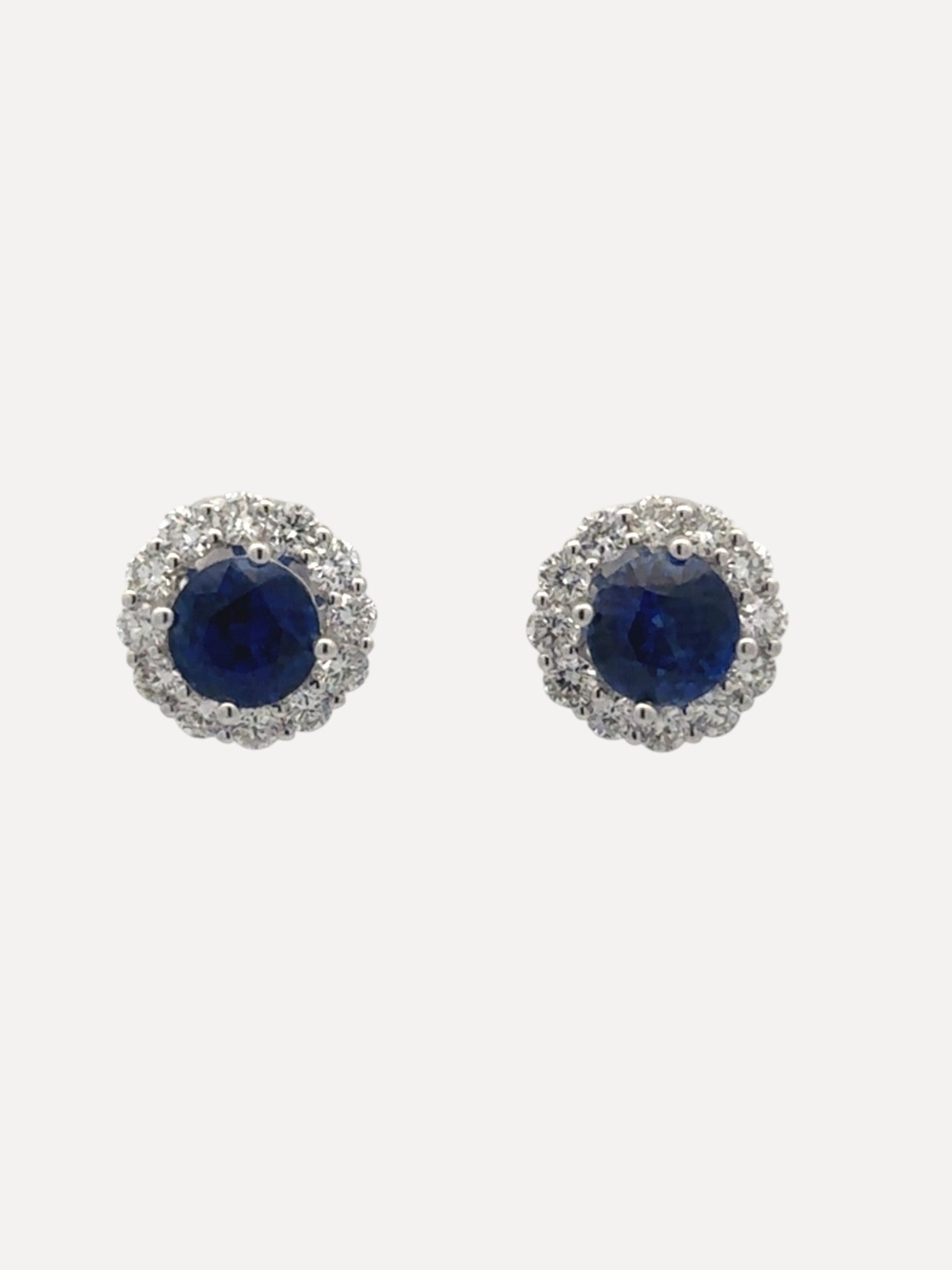 Sapphire & diamond earrings Sapphire & diamond earrings Vintage at the Squash Blossom Vintage at the Squash Blossom  Squash Blossom Vail