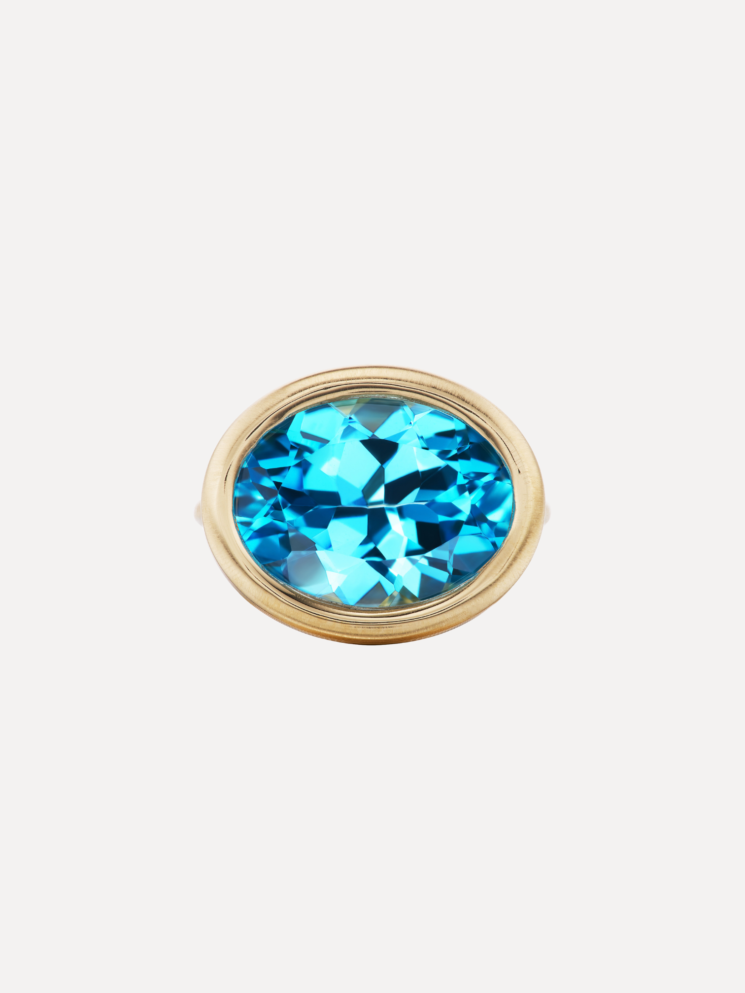Scuba Ring with Blue Topaz
