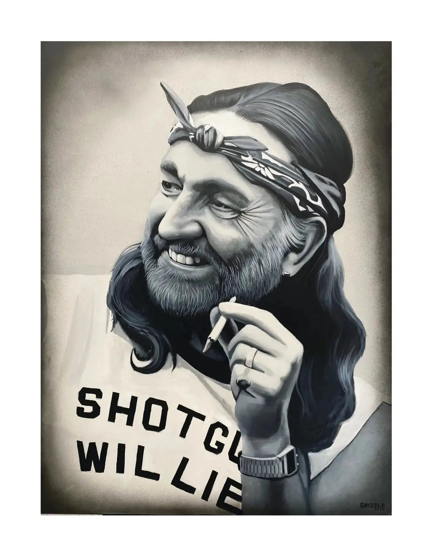Shotgun Willie Painting Shotgun Willie Painting David Grizzle David Grizzle  Squash Blossom Vail
