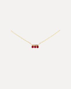 Sideline Ruby Necklace Sideline Ruby Necklace Alex Fitz Alex Fitz  Squash Blossom Vail