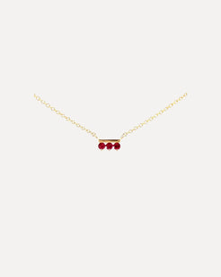 Sideline Ruby Necklace Sideline Ruby Necklace Alex Fitz Alex Fitz  Squash Blossom Vail