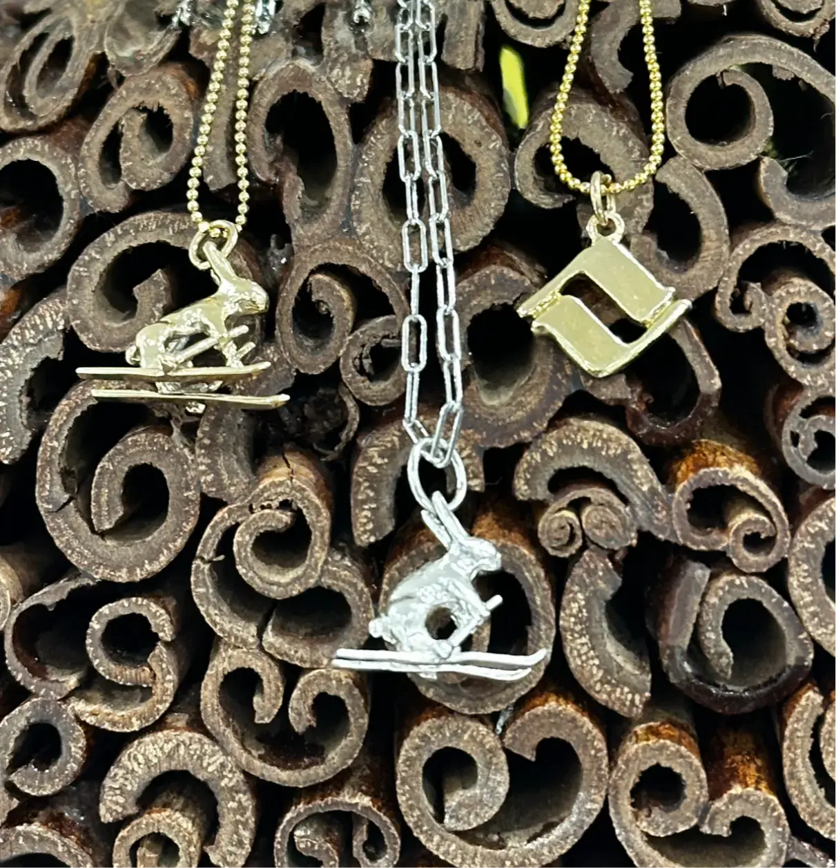 Ski Bunny Charm Ski Bunny Charm Squash Blossom Collection Squash Blossom Collection  Squash Blossom Vail