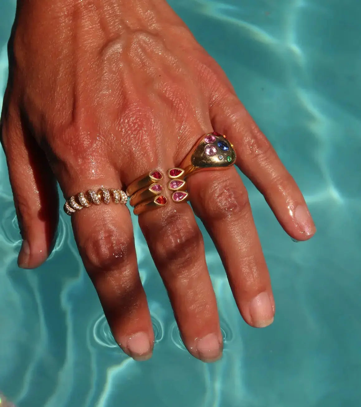 Slinkee Diamond Ring Slinkee Diamond Ring Boochier Boochier  Squash Blossom Vail
