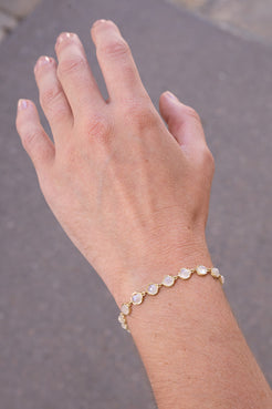 Small Classic Link Bracelet Moonstone Irene Neuwirth