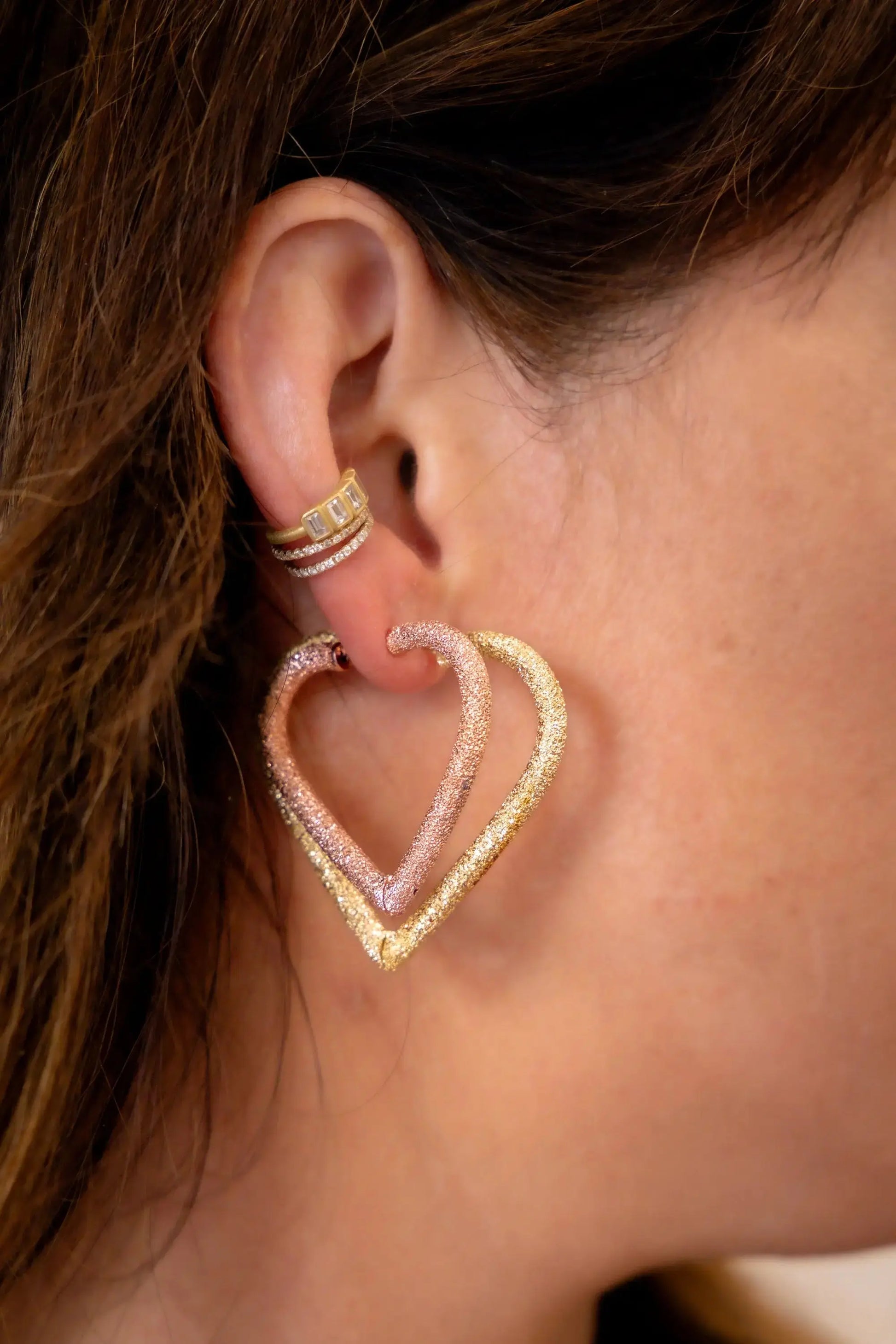 Carolina Bucci Small Cuore Hoop Earrings Carolina Bucci Small Cuore Hoop Earrings Carolina Bucci Carolina Bucci  Squash Blossom Vail