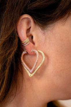 Carolina Bucci Small Cuore Hoop Earrings Carolina Bucci Small Cuore Hoop Earrings Carolina Bucci Carolina Bucci  Squash Blossom Vail