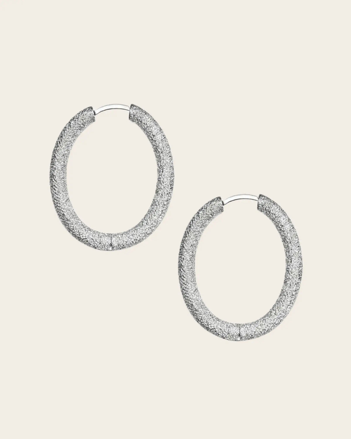 Small Oval Florentine Hoops Small Oval Florentine Hoops Carolina Bucci Carolina Bucci  Squash Blossom Vail