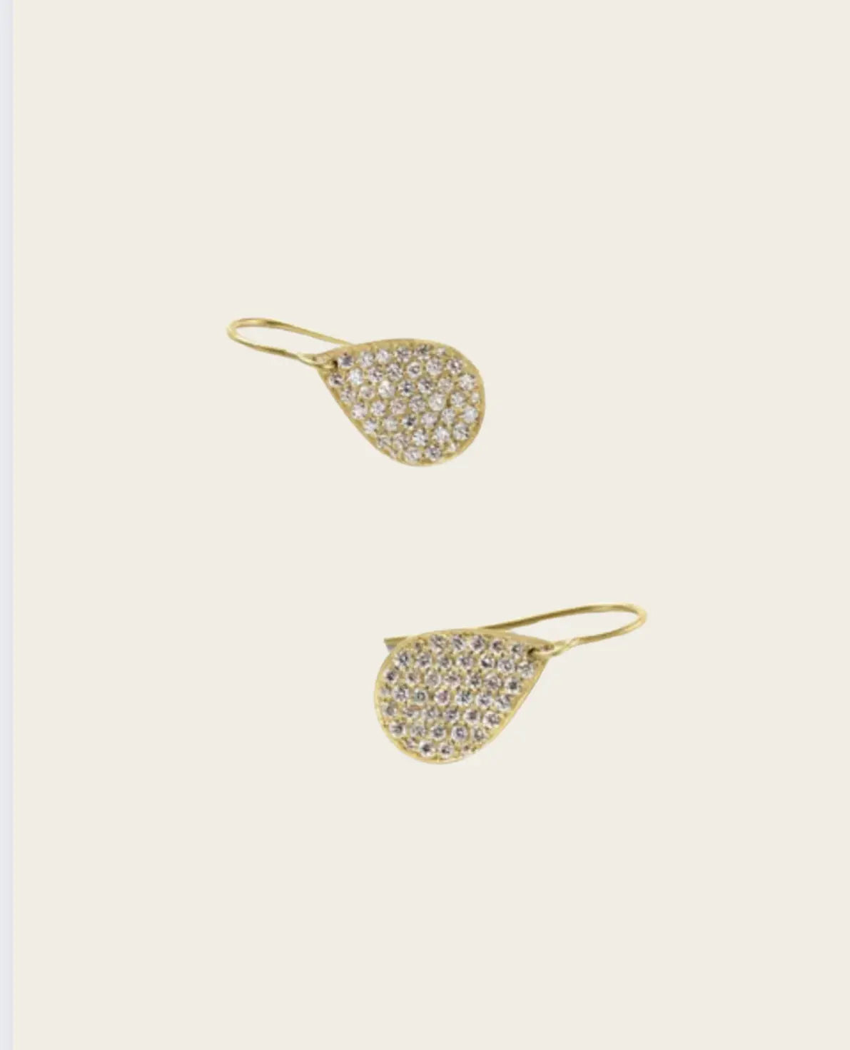 Small Pave Diamond Drops Small Pave Diamond Drops Irene Neuwirth Irene Neuwirth  Squash Blossom Vail