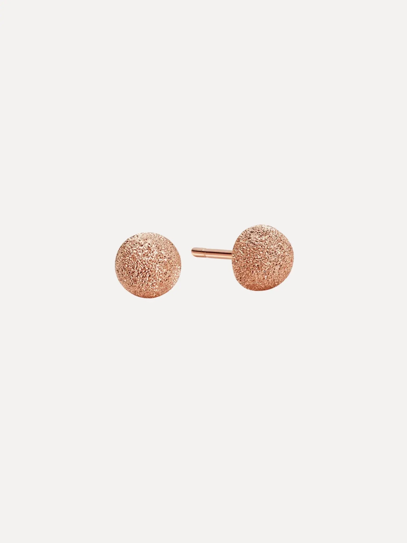 Small Rose Gold Button Studs Small Rose Gold Button Studs Carolina Bucci Carolina Bucci  Squash Blossom Vail