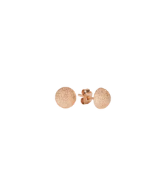 FLORENTINE FINISH SMALL BUTTON STUDS - Rose Gold - Squash Blossom Vail