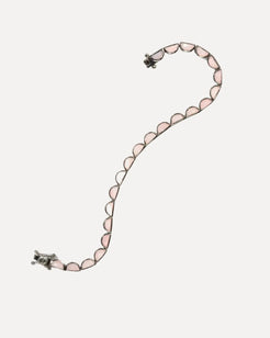 Small Scallop Tennis Bracelet - Pink Opal Small Scallop Tennis Bracelet - Pink Opal Nak Armstrong Nak Armstrong  Squash Blossom Vail