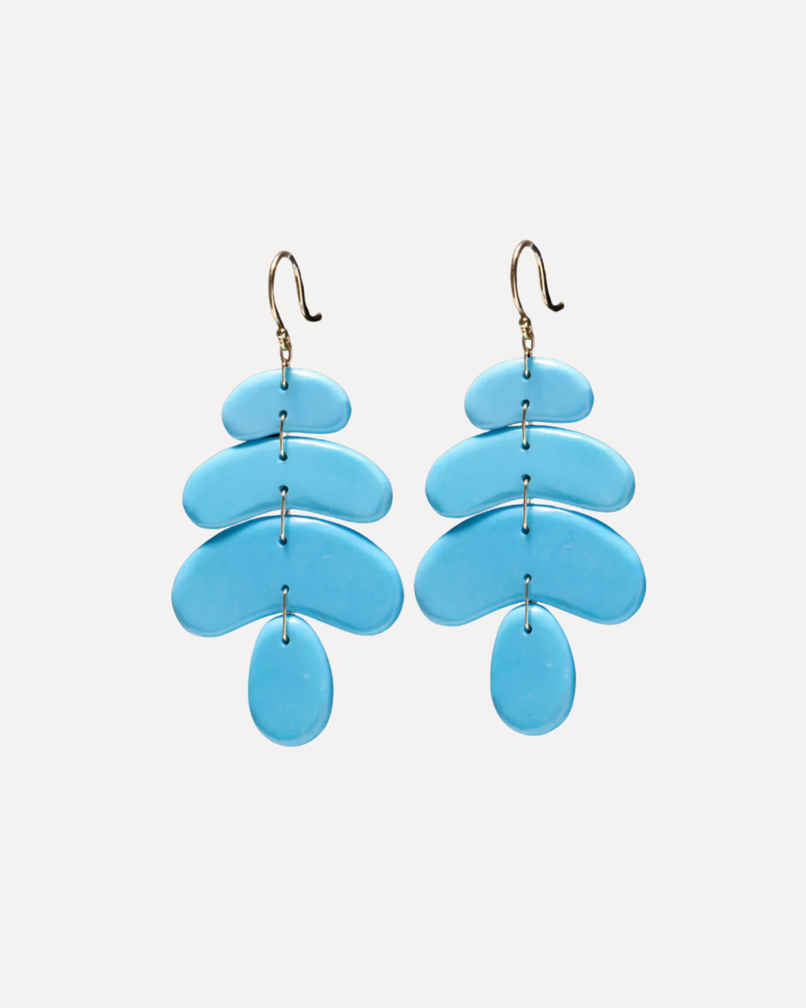 Small Turquoise Totem Earrings