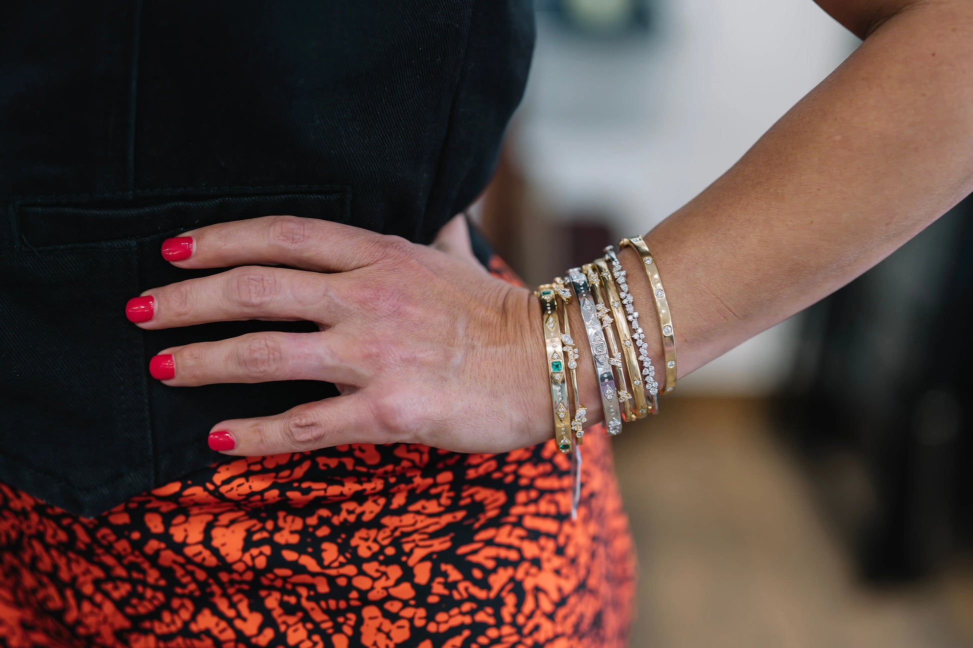 Stardust Bangle Bracelet Stardust Bangle Bracelet Penny Preville Penny Preville  Squash Blossom Vail