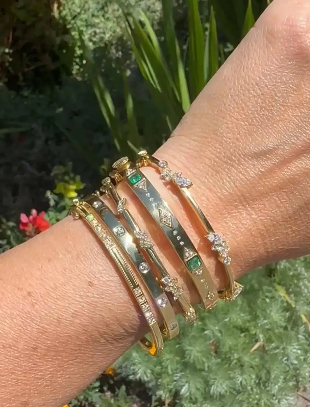 Stardust Cluster Station Bangle Stardust Cluster Station Bangle Penny Preville Penny Preville  Squash Blossom Vail