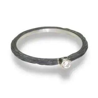 Steel Pebble Ring