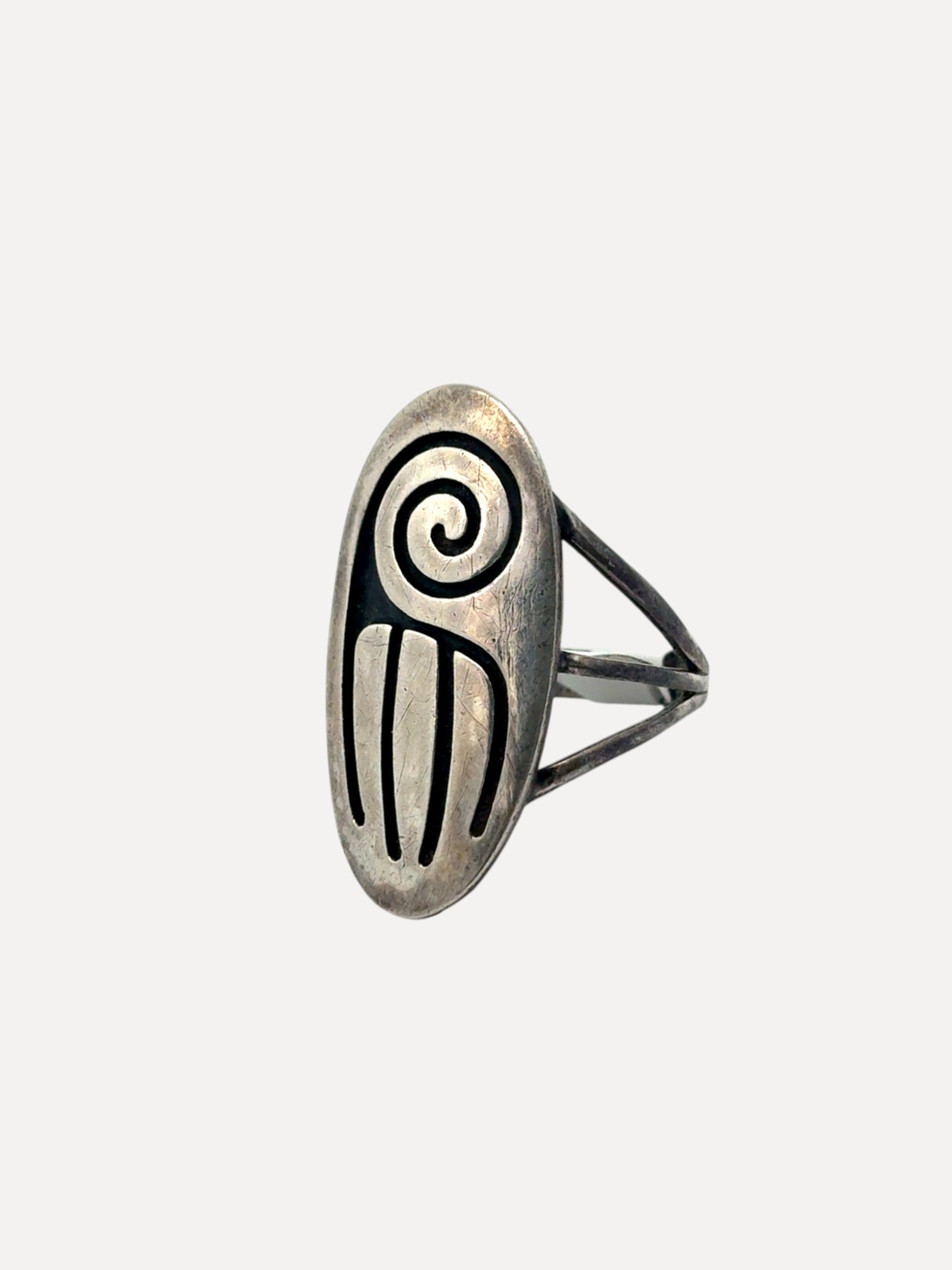 Sterling Hopi Deer Ring