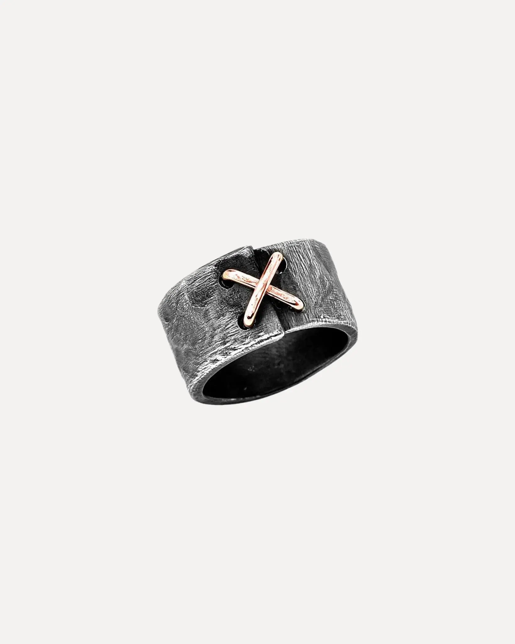 Sterling X Ring Sterling X Ring the Noo Studio the Noo Studio  Squash Blossom Vail