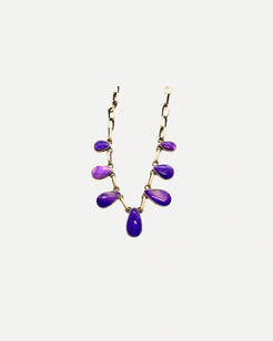 Sugilite Necklace Sugilite Necklace Native American Collection Native American Collection  Squash Blossom Vail