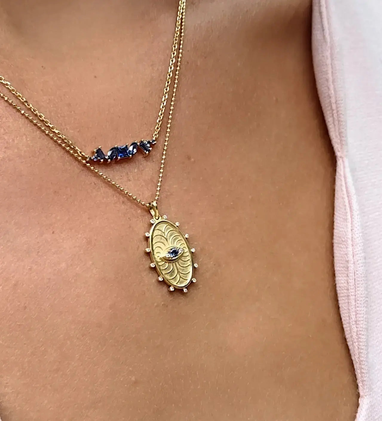 Supernova Evil Eye Necklace Supernova Evil Eye Necklace Meredith Young Meredith Young  Squash Blossom Vail