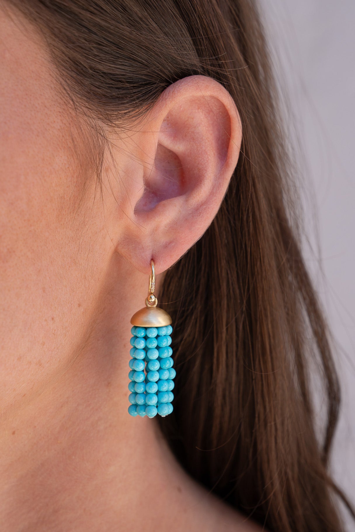 TASSEL EARRINGS18K YELLOW GOLD Irene Neuwirth