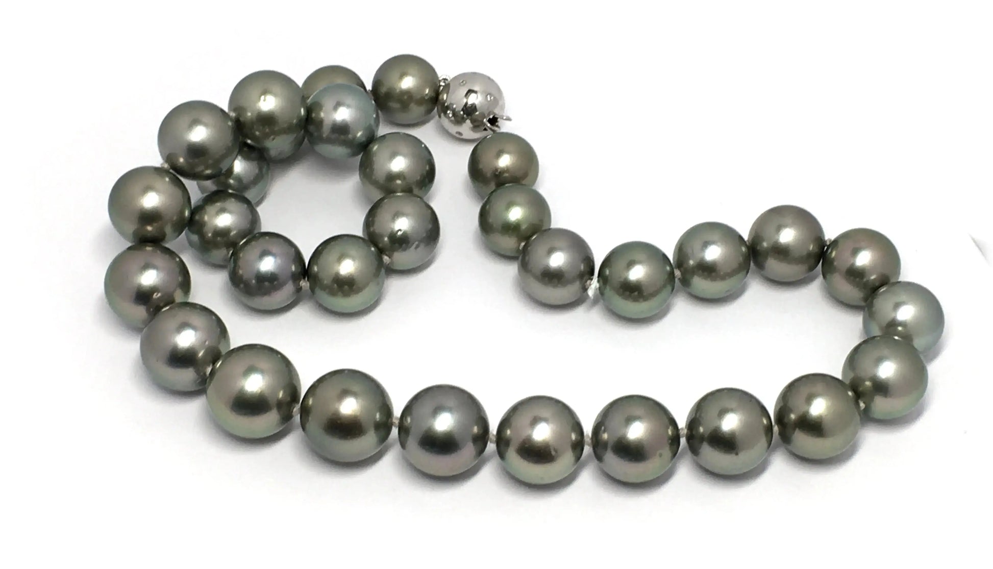 Tahitian Pearl Necklace - Squash Blossom Vail
